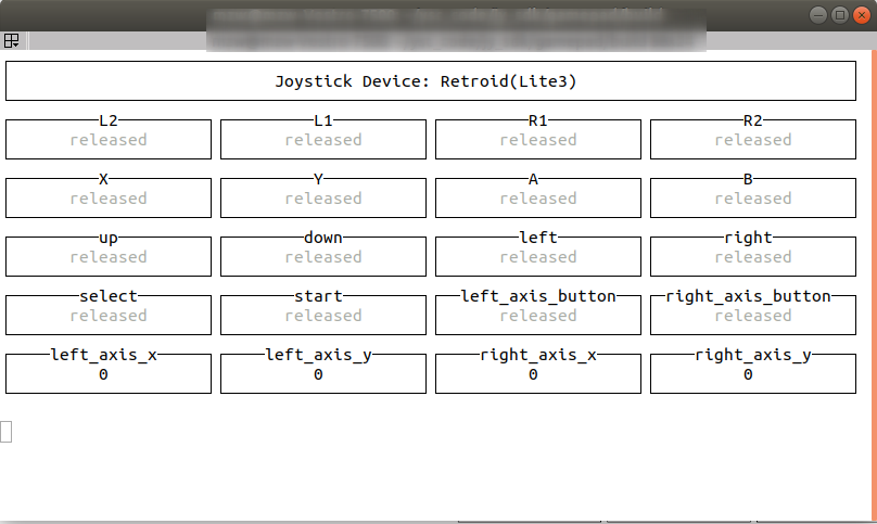 Retroid Terminal Output