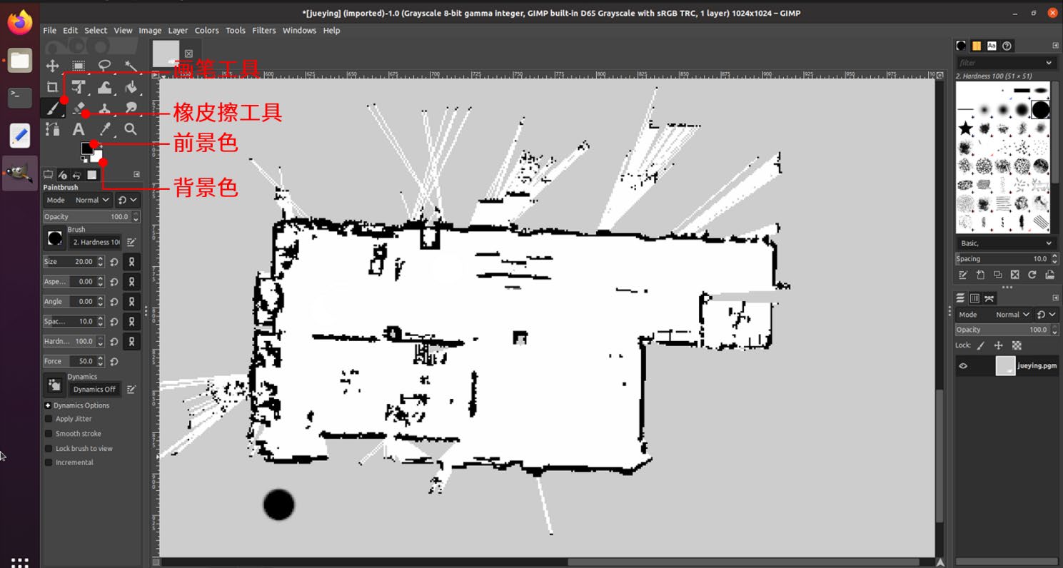 Grid map editing example