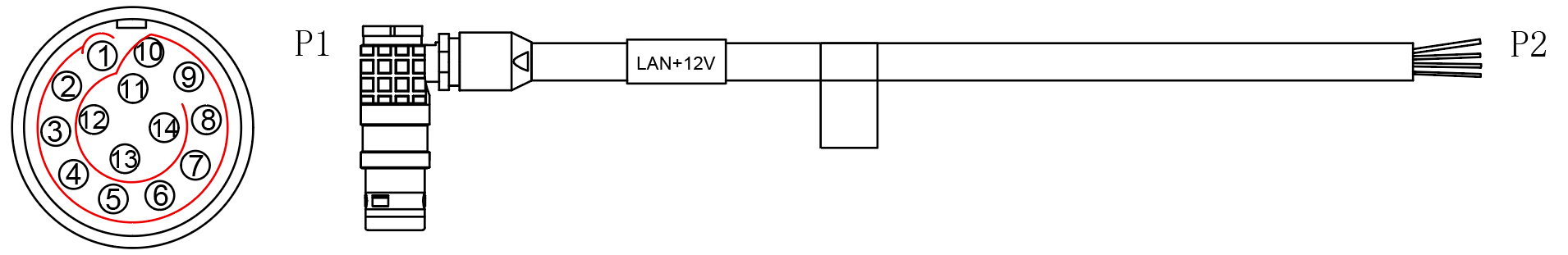 LAN1/3/4 Wiring