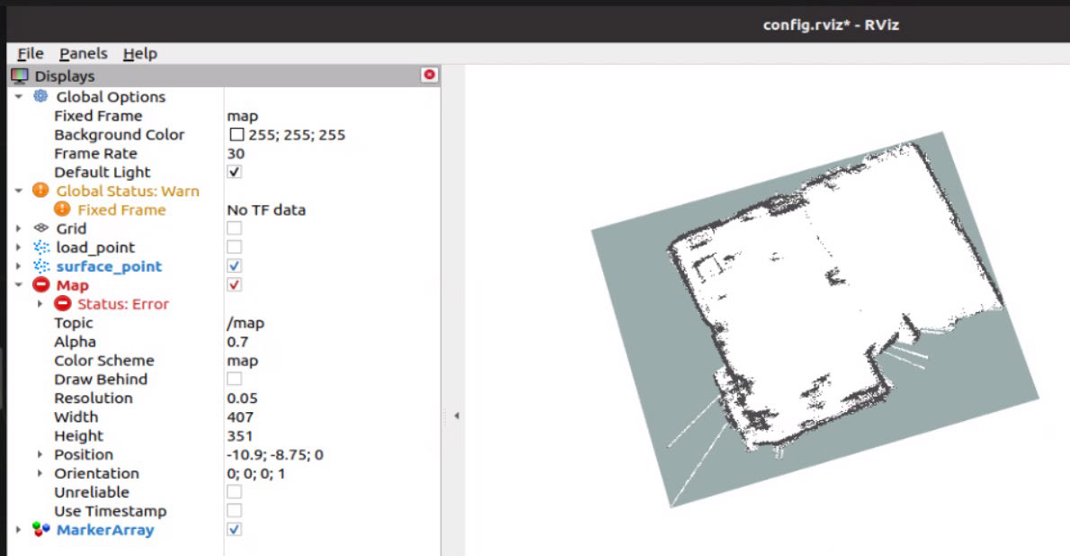 Input 2 to Save Grid Map (ROS1 faster-lio)